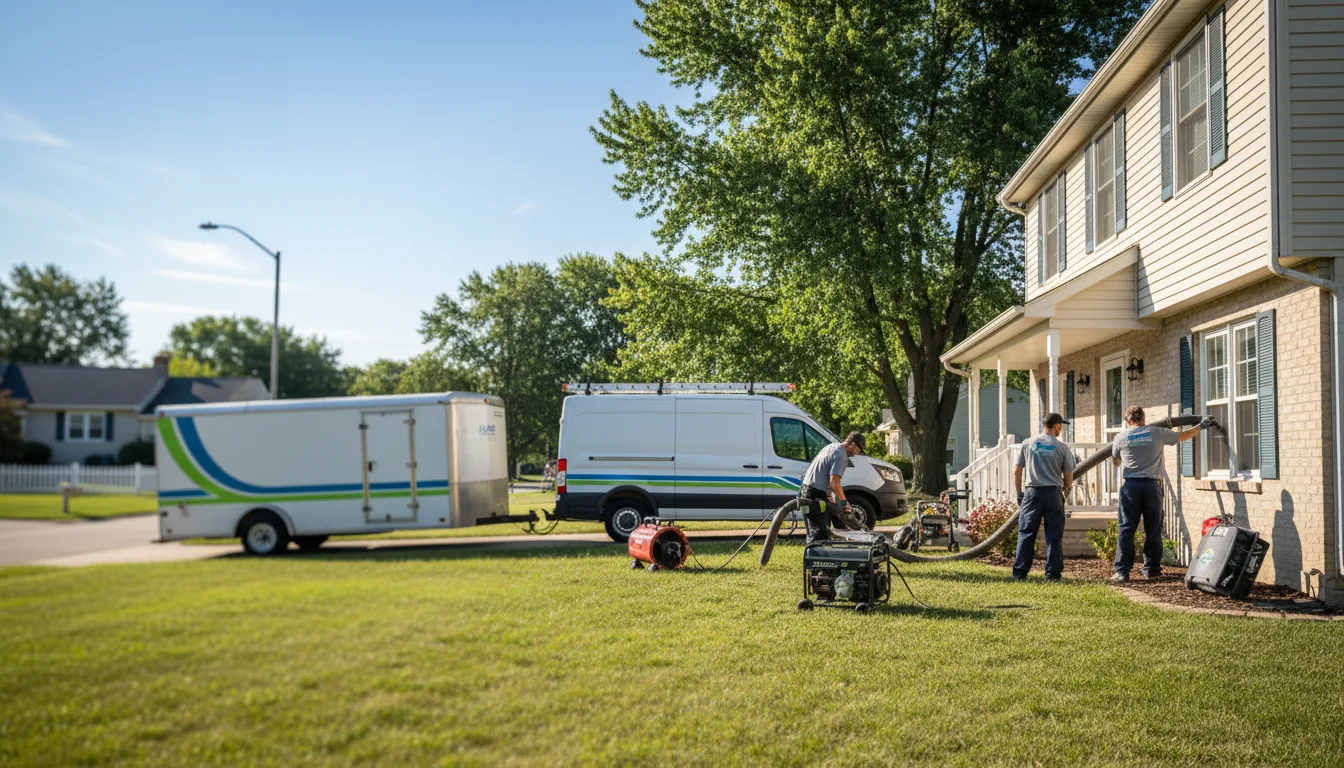 Flooded Basement Restoration And Cleanup With Repair in Rothbury, MI near me